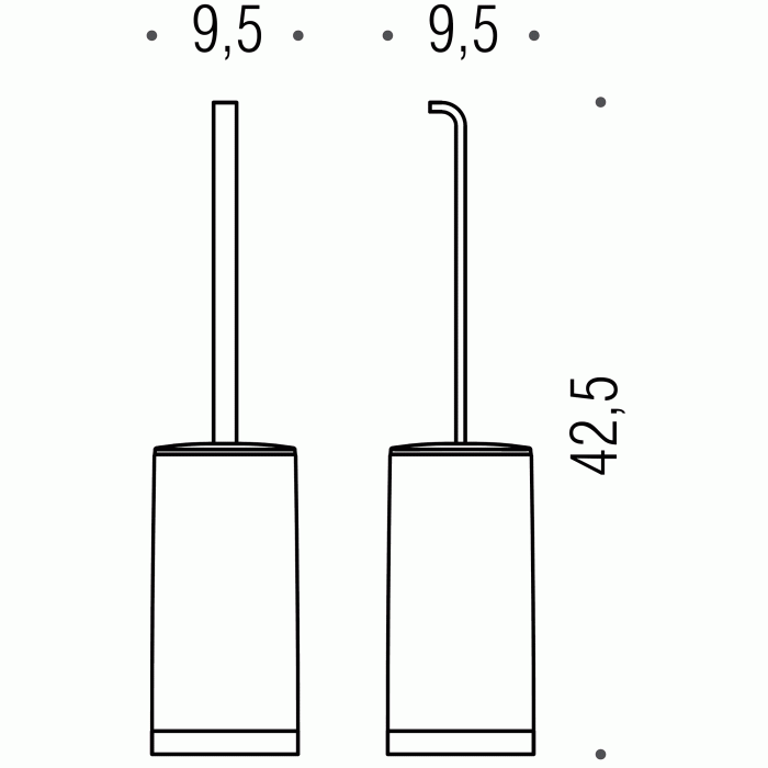 W4207 Ёршик настенный COLOMBO TIME Colombo Design - Вид №1