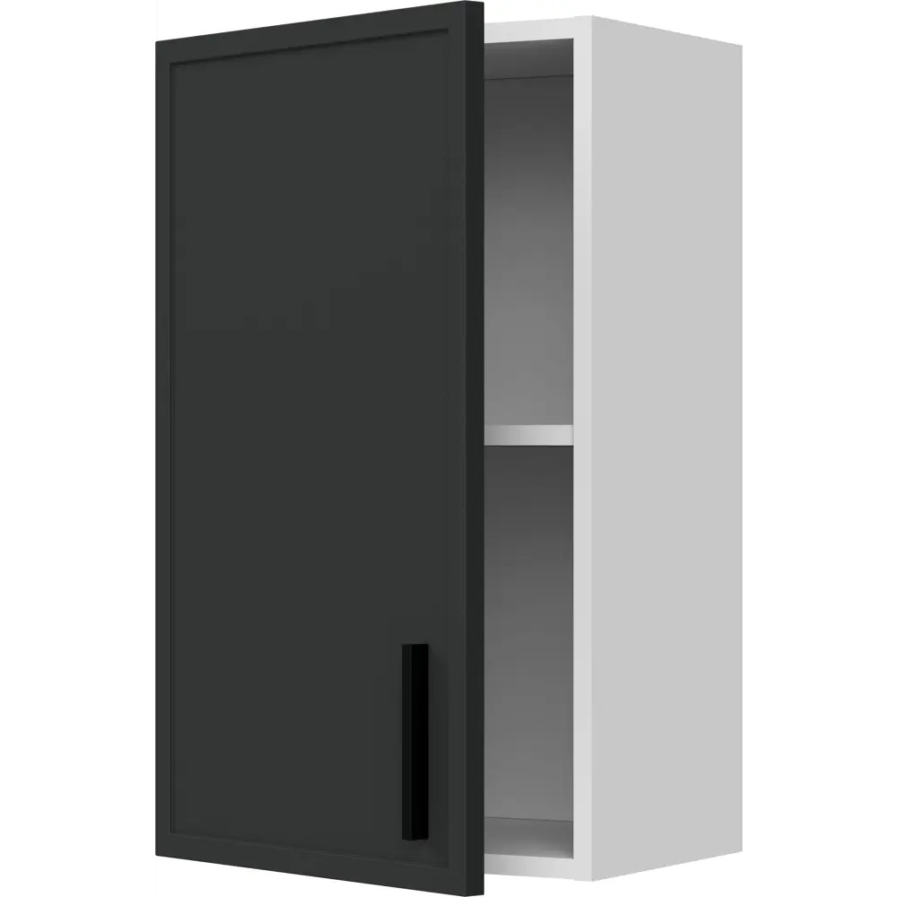Кухонный шкаф навесной Неро Delinia 40x67.6x29 см МДФ цвет графит 86578031 STLM-2192286 - Вид №2