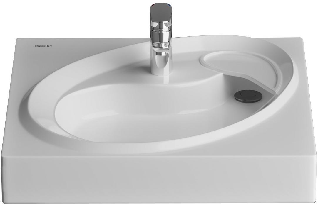 1606001 Подвесная раковина настенная прямоугольная Grossman Alvaro - Вид №2