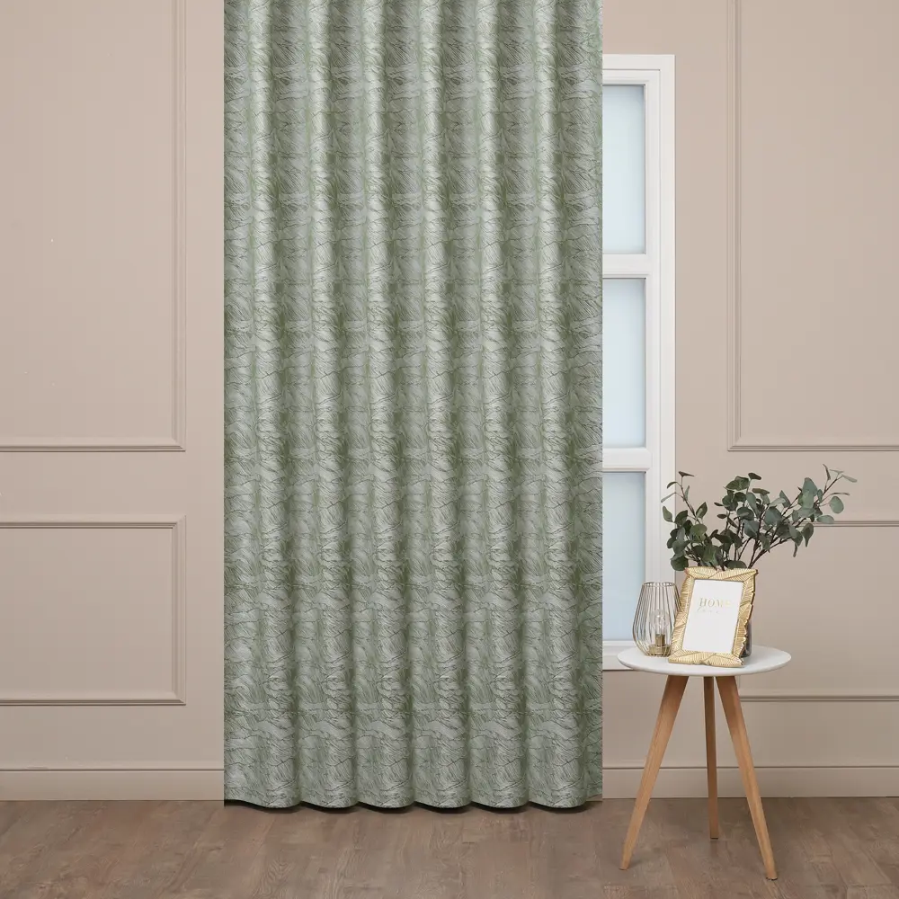 TEX REPUBLIC Блэкаут ткань оливково-зеленая для штор 280 см 89397764 STLM-1575062 - Вид №3