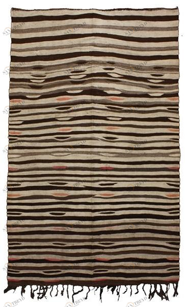 AFOLKI Ковер из шерсти в прямоугольную полоску Kilim Taa705be