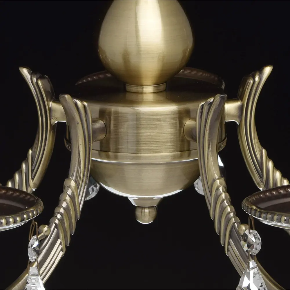 Люстра Аврора 5xE14x60 Вт, металл, цвет бронза MW-Light STLM-2125019 - Вид №10