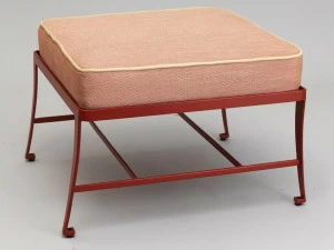 OFFICINACIANI Садовый пуф / подставка для ног из кованого железа Zig zag Gf4023po