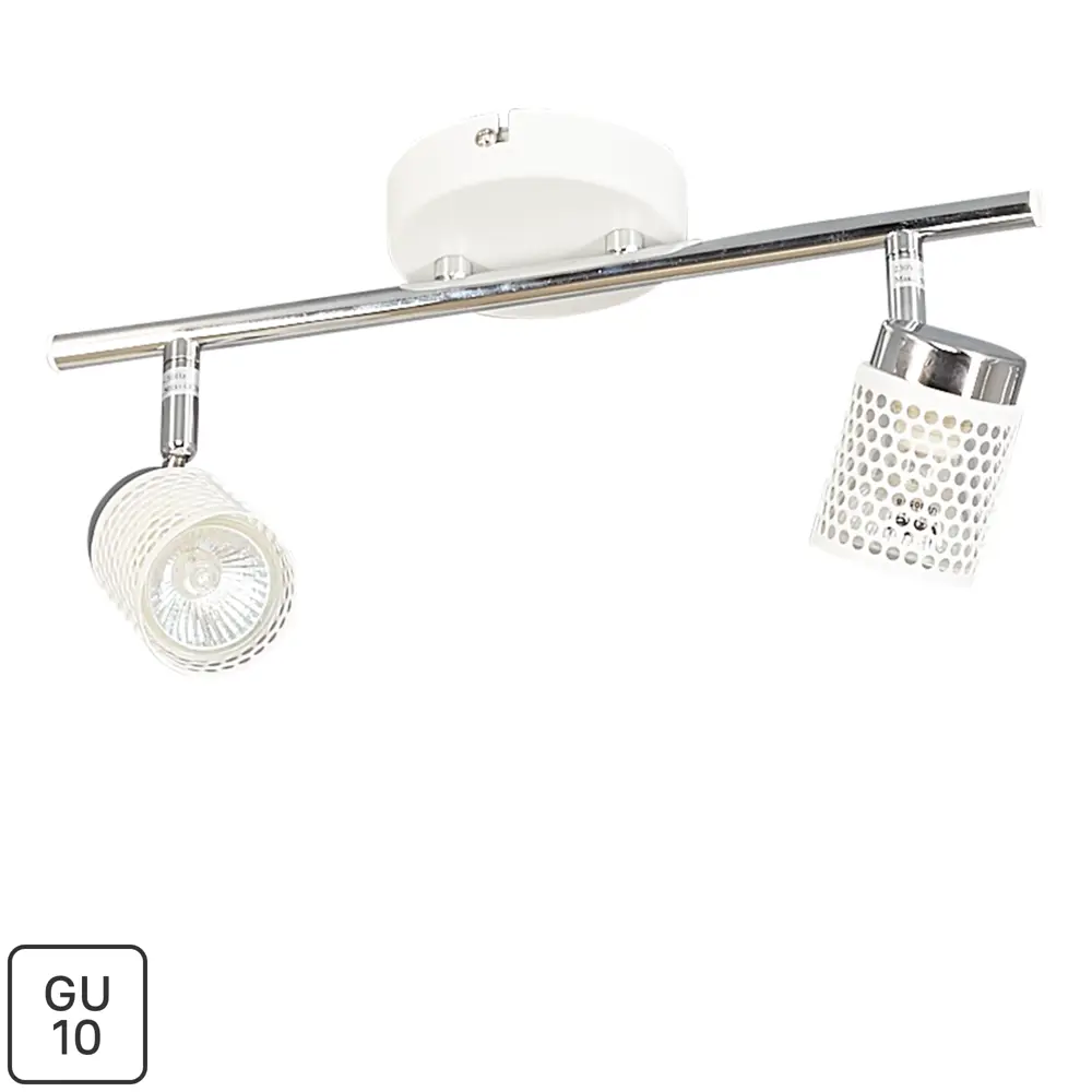Спот L1131-2 Gauze 2xGU10x35 Вт LAMPLANDIA STLM-2164663