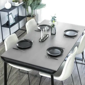 91775521 Скатерть на стол Dekorelle прямоугольная 70x110 см цвет серый STLM-0818597