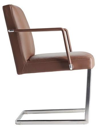 Poltrona Frau Консольное кожаное кресло с подлокотниками L'ufficio - poltrone conferenza sun-id-1363149 - Вид №1