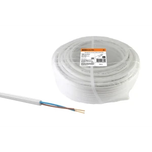 93731238 Провод TDM Electric ПВС 2x1 100 м ГОСТ цвет белый STLM-1114539