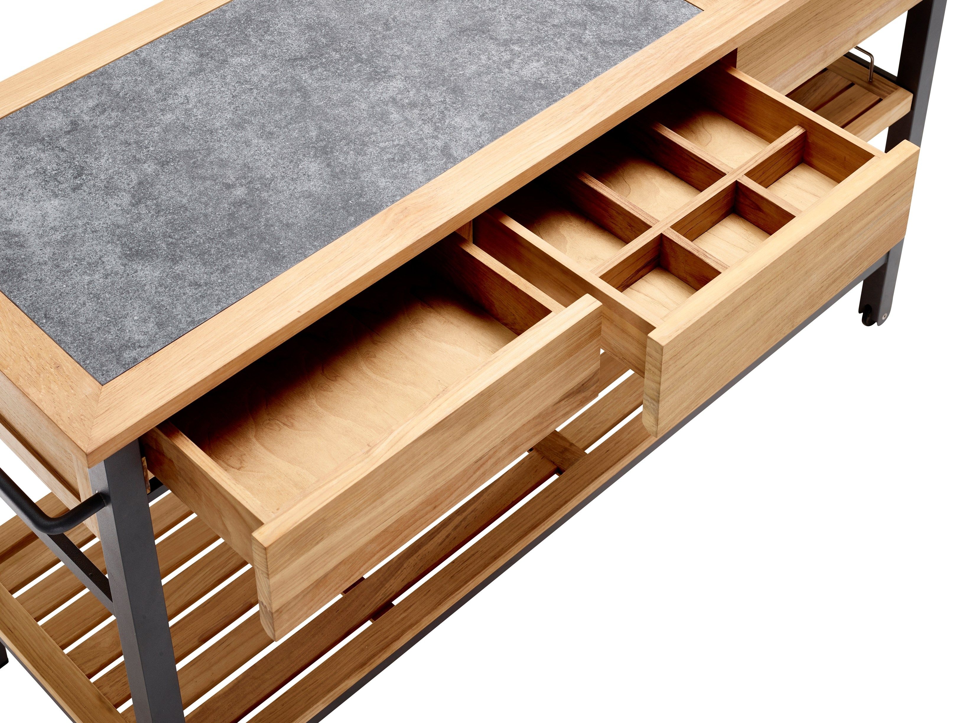 Садовая тележка из тикового дерева solpuri Butler ARCH-00028386 - Вид №9