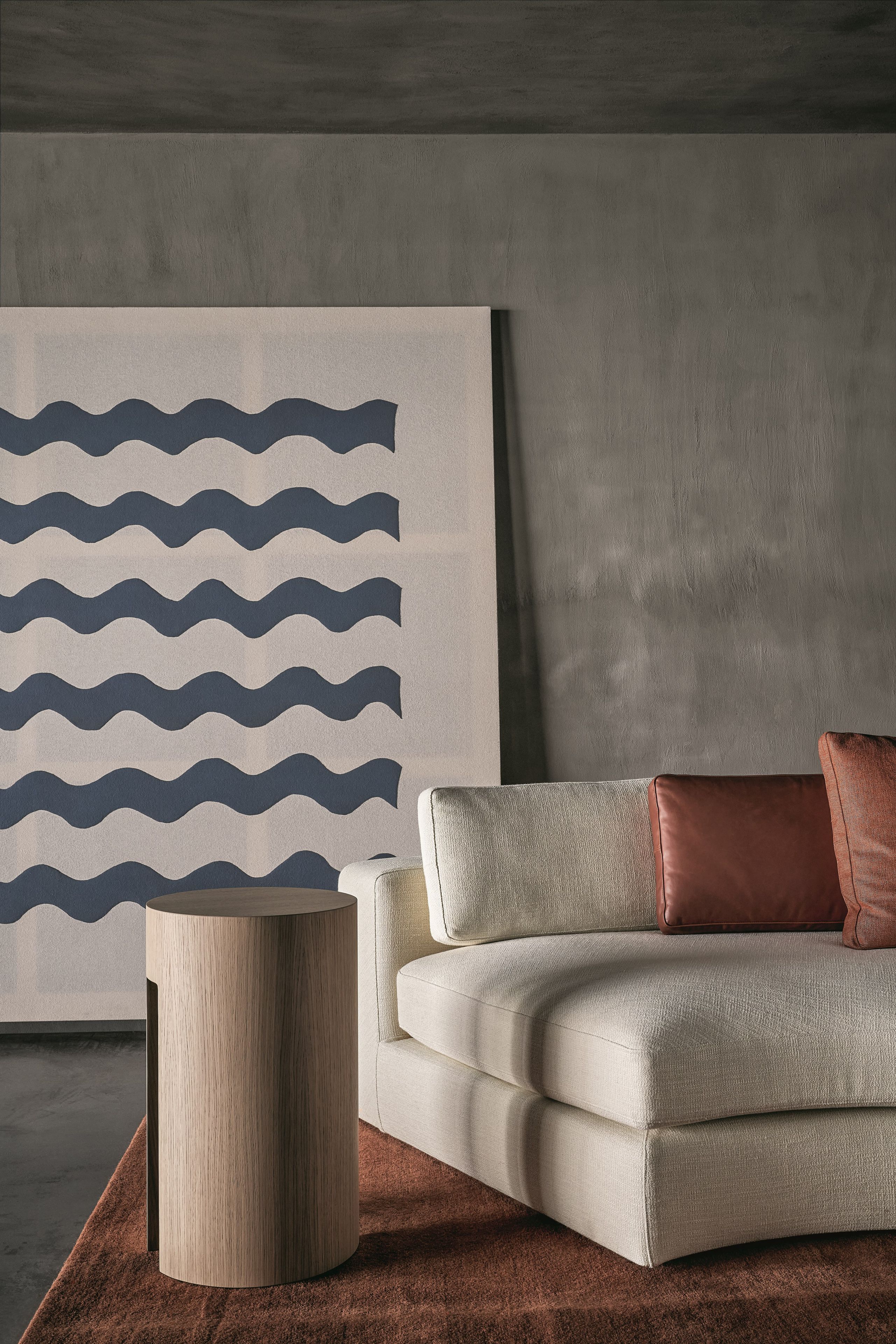 Деревянный круглый низкий журнальный столик Meridiani ARCH-00144318 - Вид №8