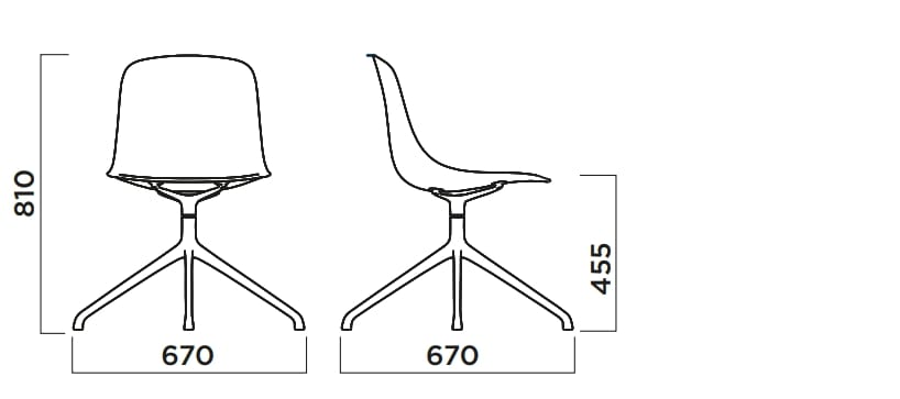 Стул на тканевом насесте Infiniti Pure Loop Mono ARCH-00044056 - Вид №1