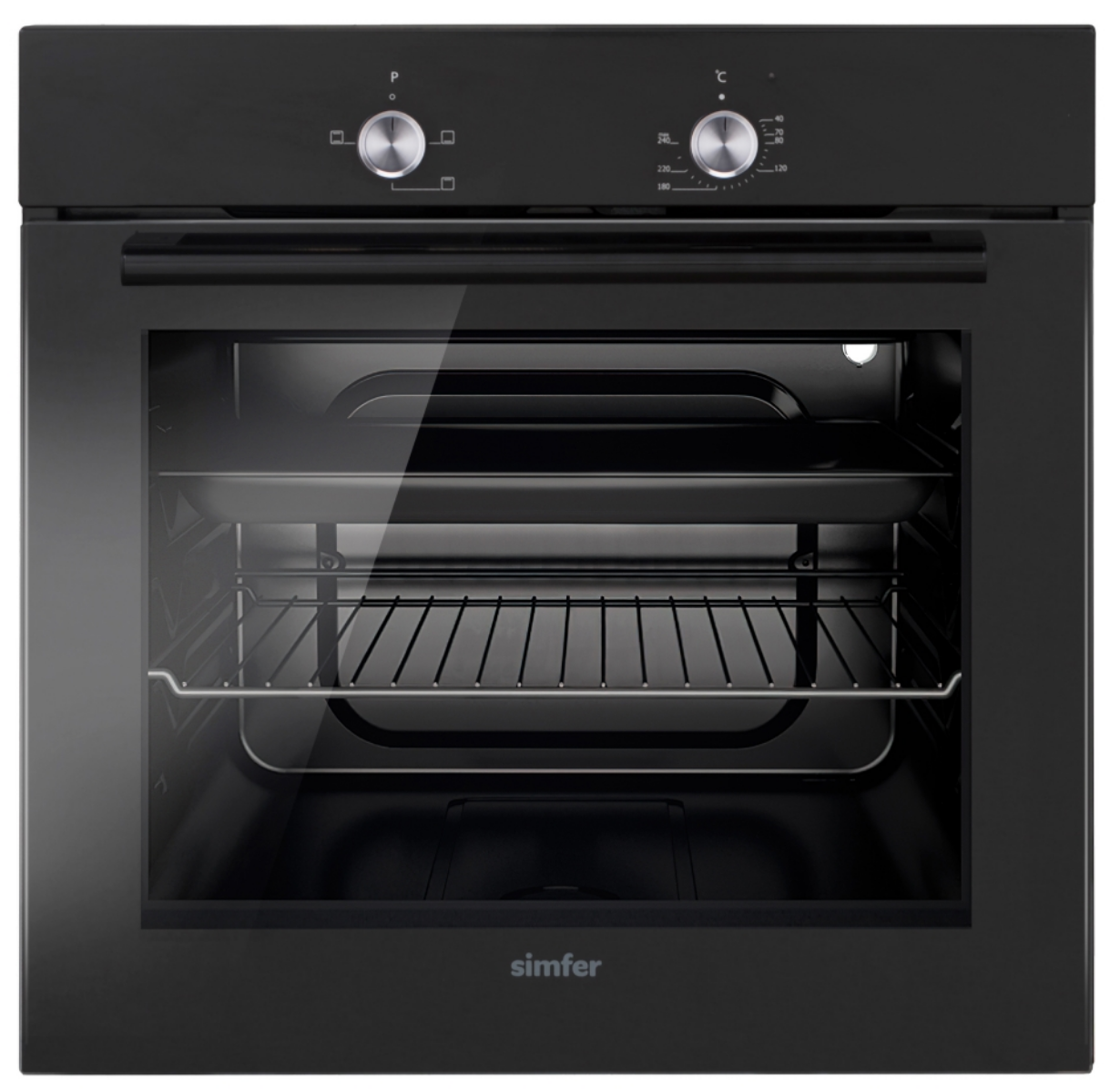9033918 Электрический духовой шкаф Simfer B6EB04070 черный STDN-0010732