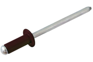 16176000 Заклепка ZK 4,8х12 8017 алюм ст 500шт 00007655 Tech-Krep