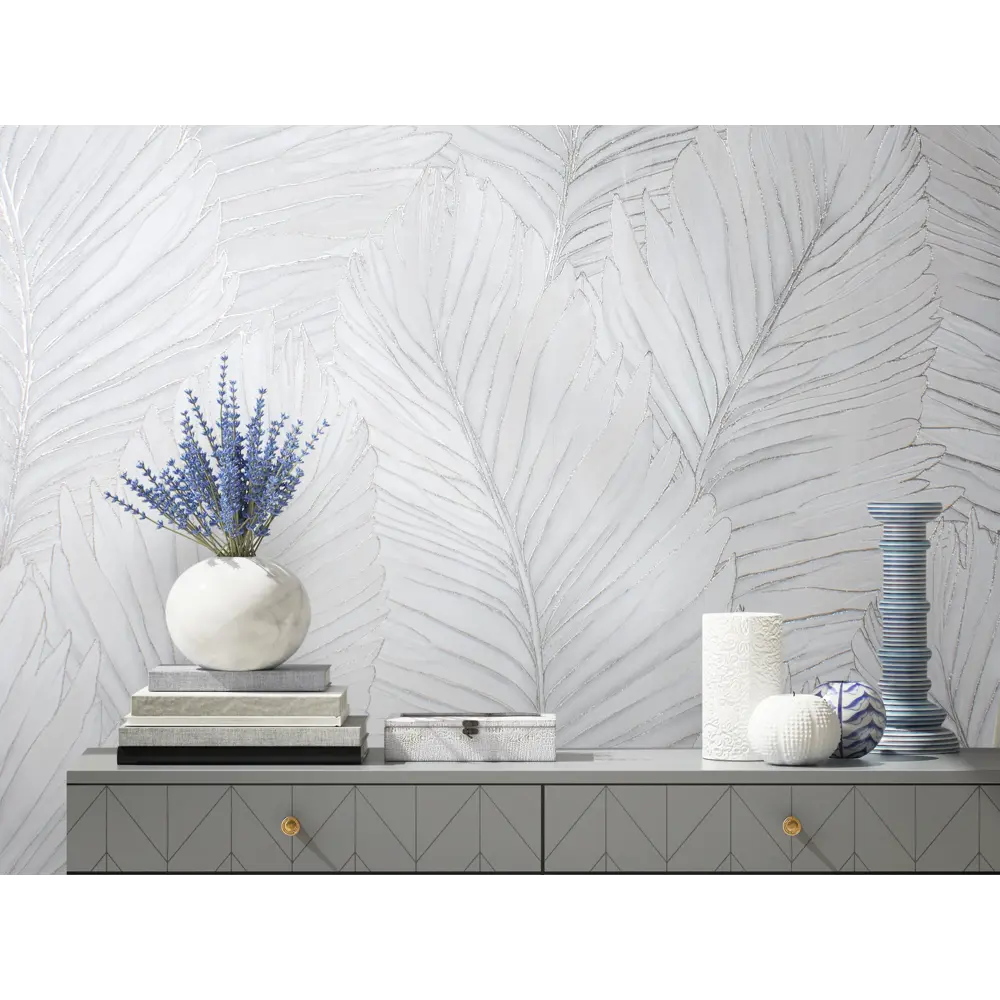 Victoria Stenova Yalta - флизелиновые обои белого цвета с рельефной текстурой 89369840 STLM-0828176 - Вид №3