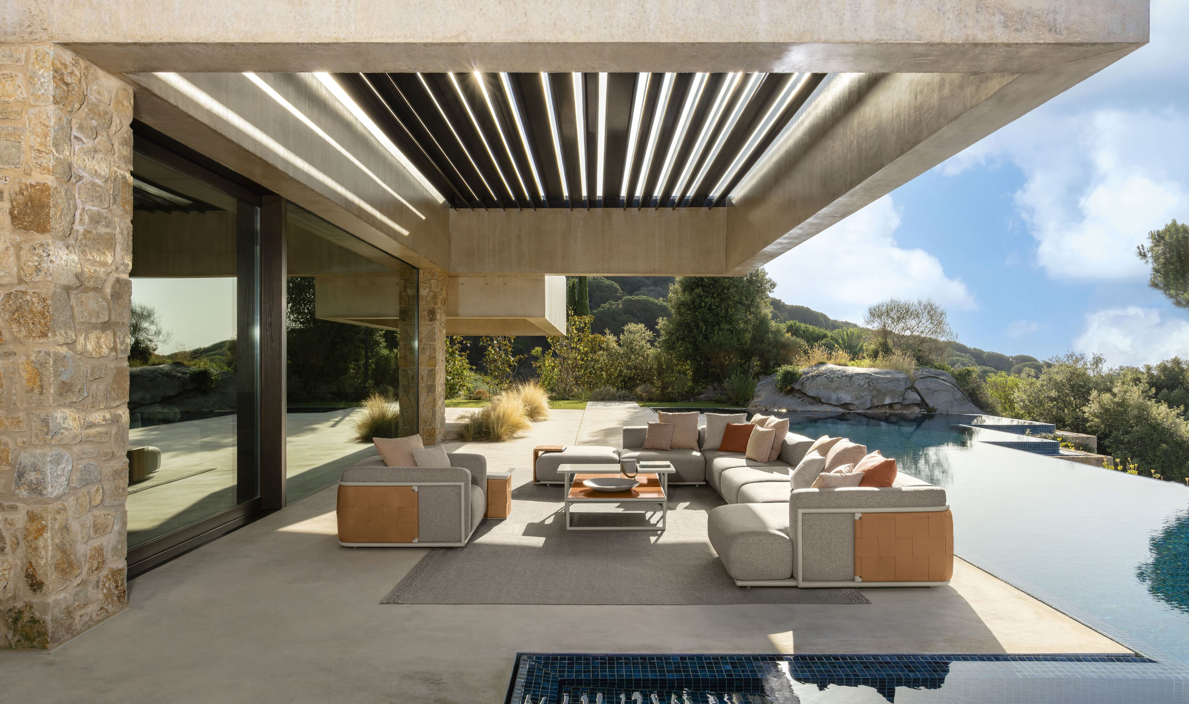 Ткань сад диван Talenti Tressé ARCH-00113111 - Вид №4