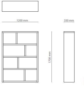 PRADDY Открытая отдельностоящая деревянная полка  Ml339|ml329 Ml339~ml329 - Вид №3