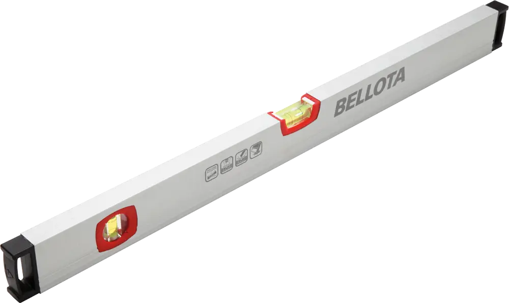 Профессиональный пузырьковый уровень Bellota 180 см с двумя ампулами 87103931