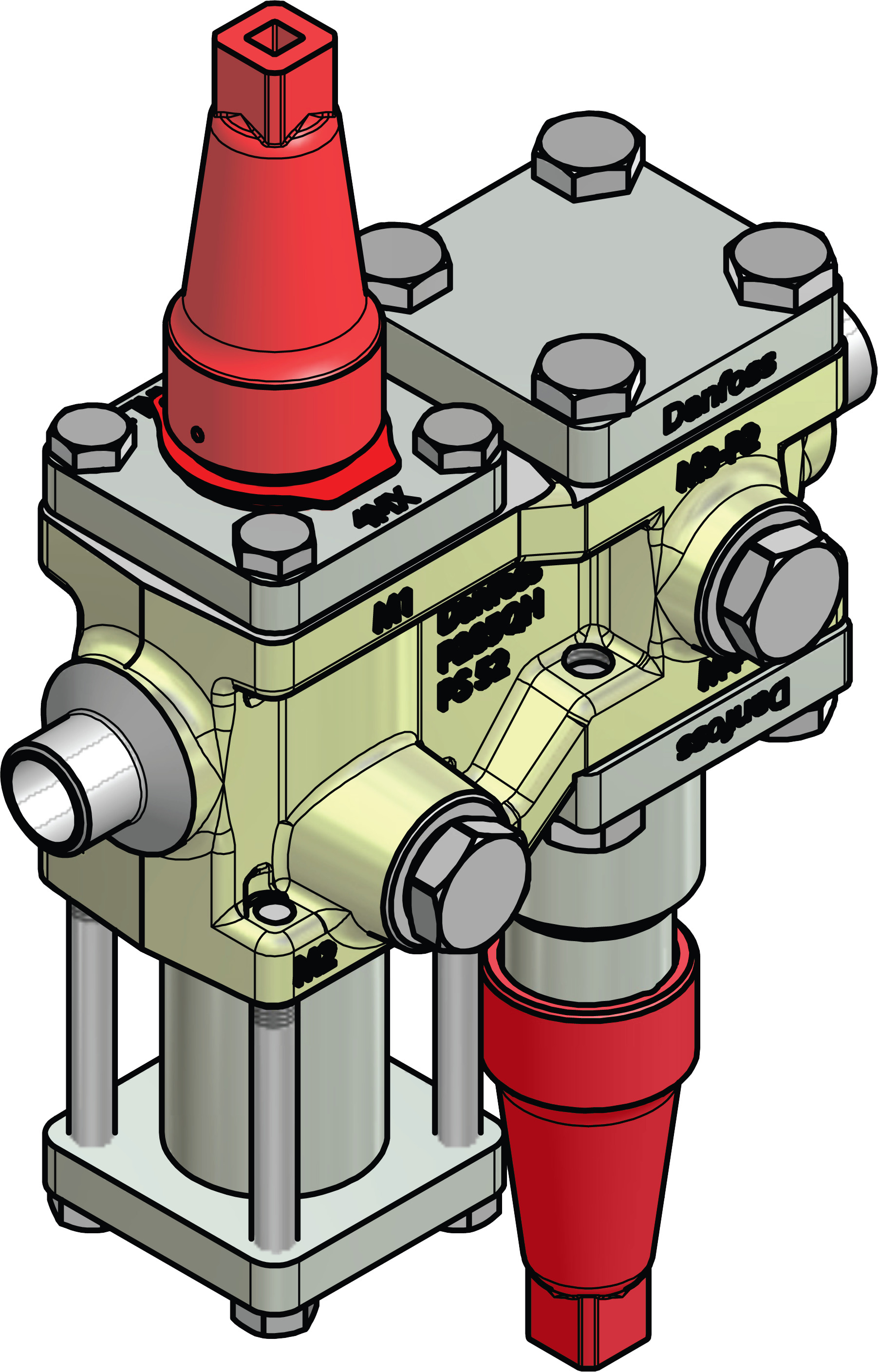 Danfoss ICF 15 — многофункциональные клапанные станции ICF 15-4-10H Клапан-регулятор универсаль 027L4524  - Вид №2