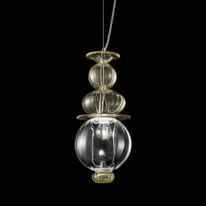 Подвесной светильник 2065 K TOP от Sylcom SYLCOM ДИЗАЙНЕРСКИЕ 243528 Прозрачный;желтый