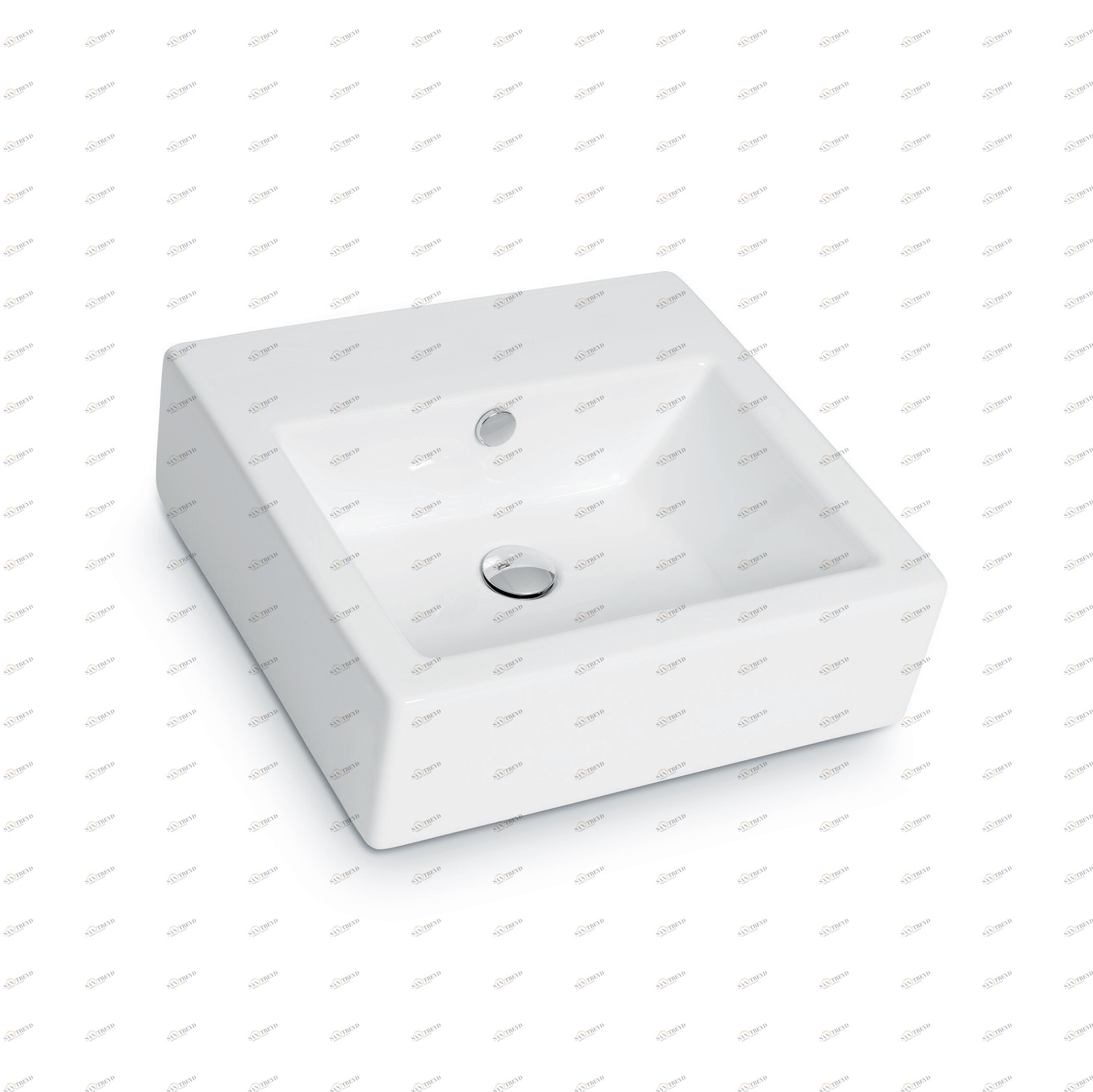 66341 Подвесная раковина настенная овальная Newform Lavabi белая