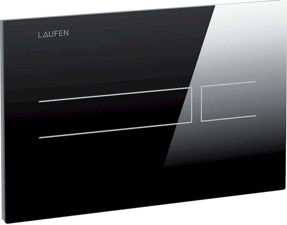 H8956630000001 Электронная панель слива, бесконтактная, изготовлена из стекла, двойной слив, для Установочной системы LIS. Только в сочетании с установочным комплектом скрытого блока резервного питания 898660, заказывается отдельно LAUFEN PRO