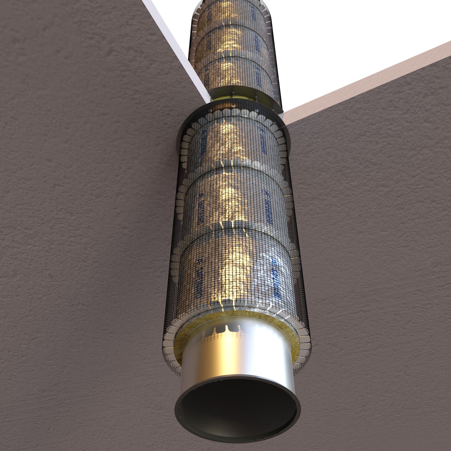 Гибкая система противопожарной защиты металлических воздуховодов AF SYSTEMS AF SAFEGUARD ARCH-00073618 - Вид №4