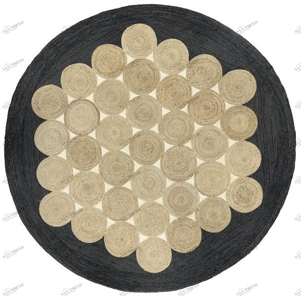 Élitis Ковер из джута круглой формы sun-id-1455831