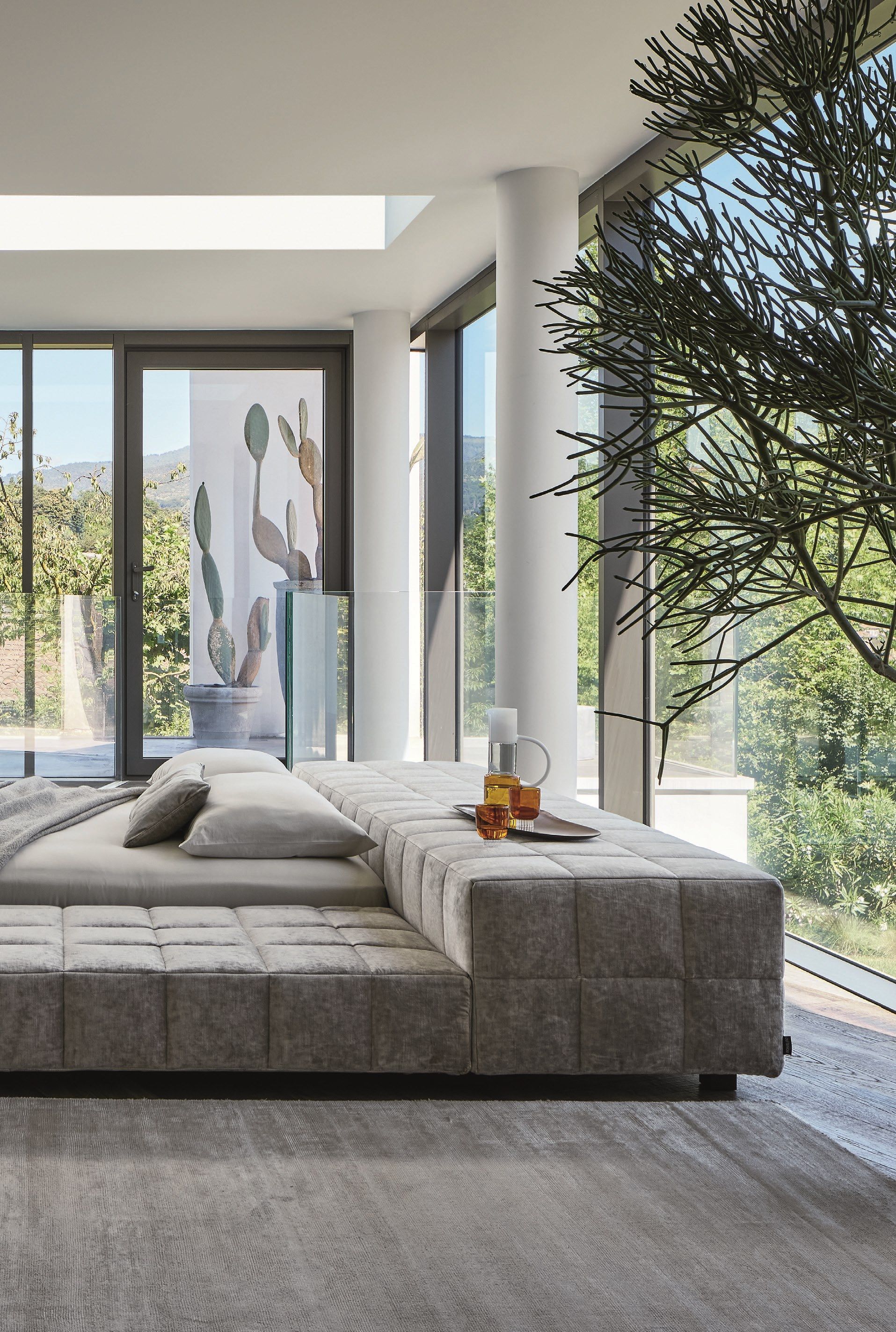 Съемная двуспальная кровать из ткани BONALDO Squaring ARCH-00035291 - Вид №8