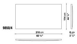 Maxalto Двуспальная кровать из ткани с высоким изголовьем Filemone sun-id-1365147 - Вид №8
