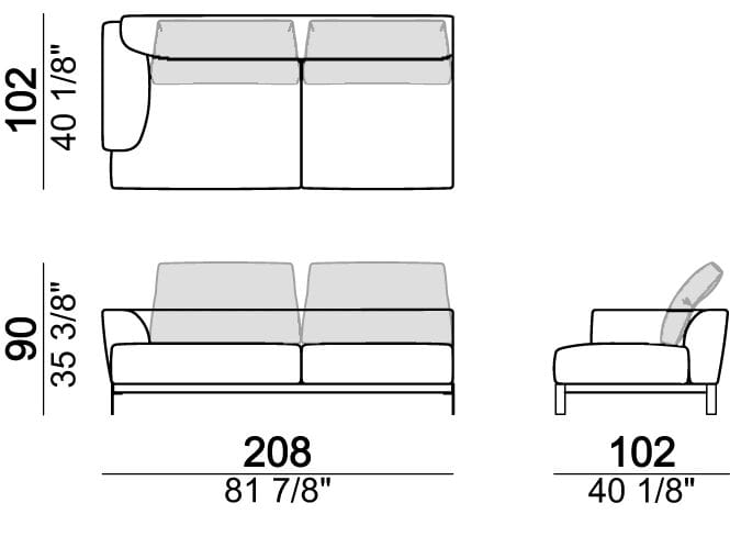 Модульный диван Arketipo That's life ARCH-00014909 - Вид №22