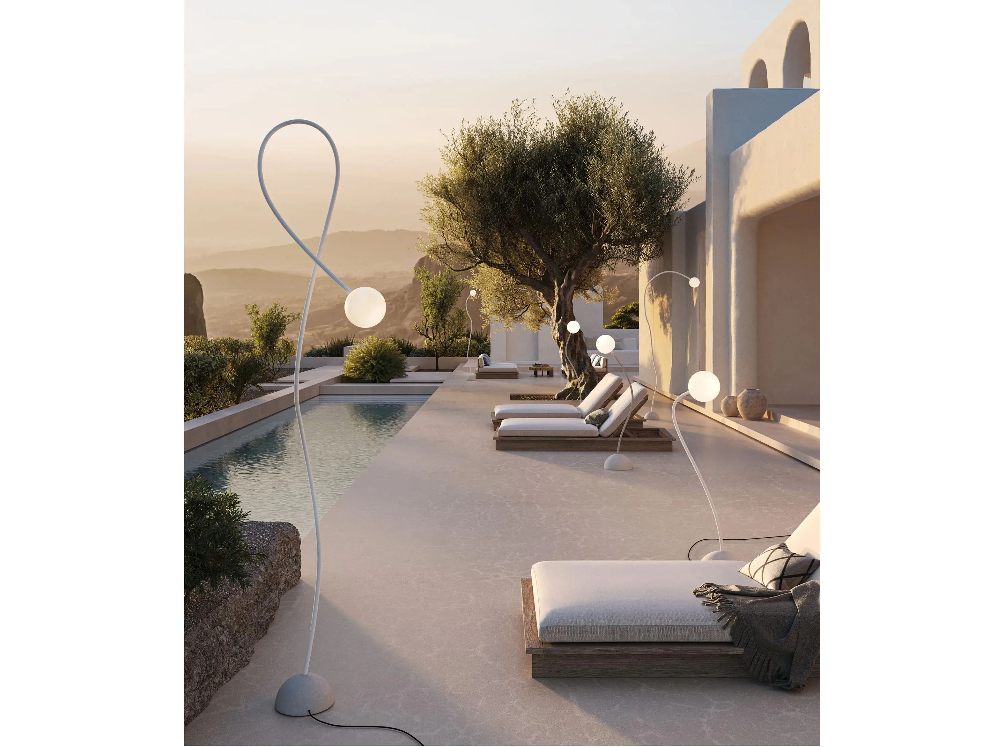 Акриловое стекло напольный напольный светильник Karman Moony ARCH-00001165