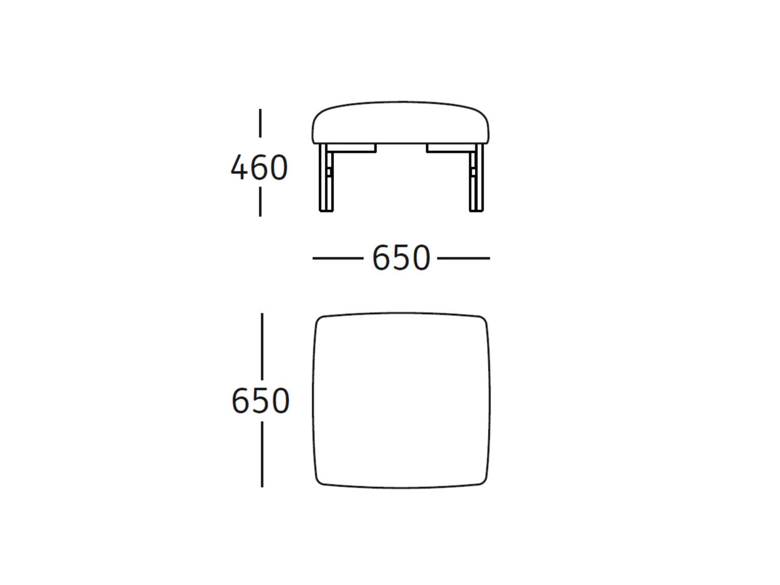 Подставка для ног из акриловой ткани ROSSIN Kamal Wood ARCH-00009942 - Вид №1