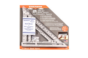 15826066 Угольник Speed Square, 12 дюймов / 304мм, с упором М00008608 Swanson