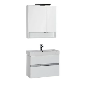 Комплект мебели Aquanet Виго 80 белый