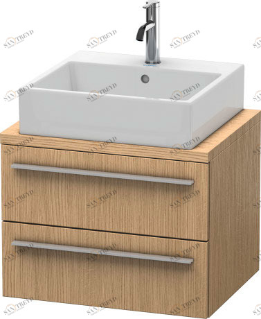 XL540505252 Тумбочка для компактной консоли X-Large #XL5405 600 x 478 мм Европейский дуб, декор Duravit