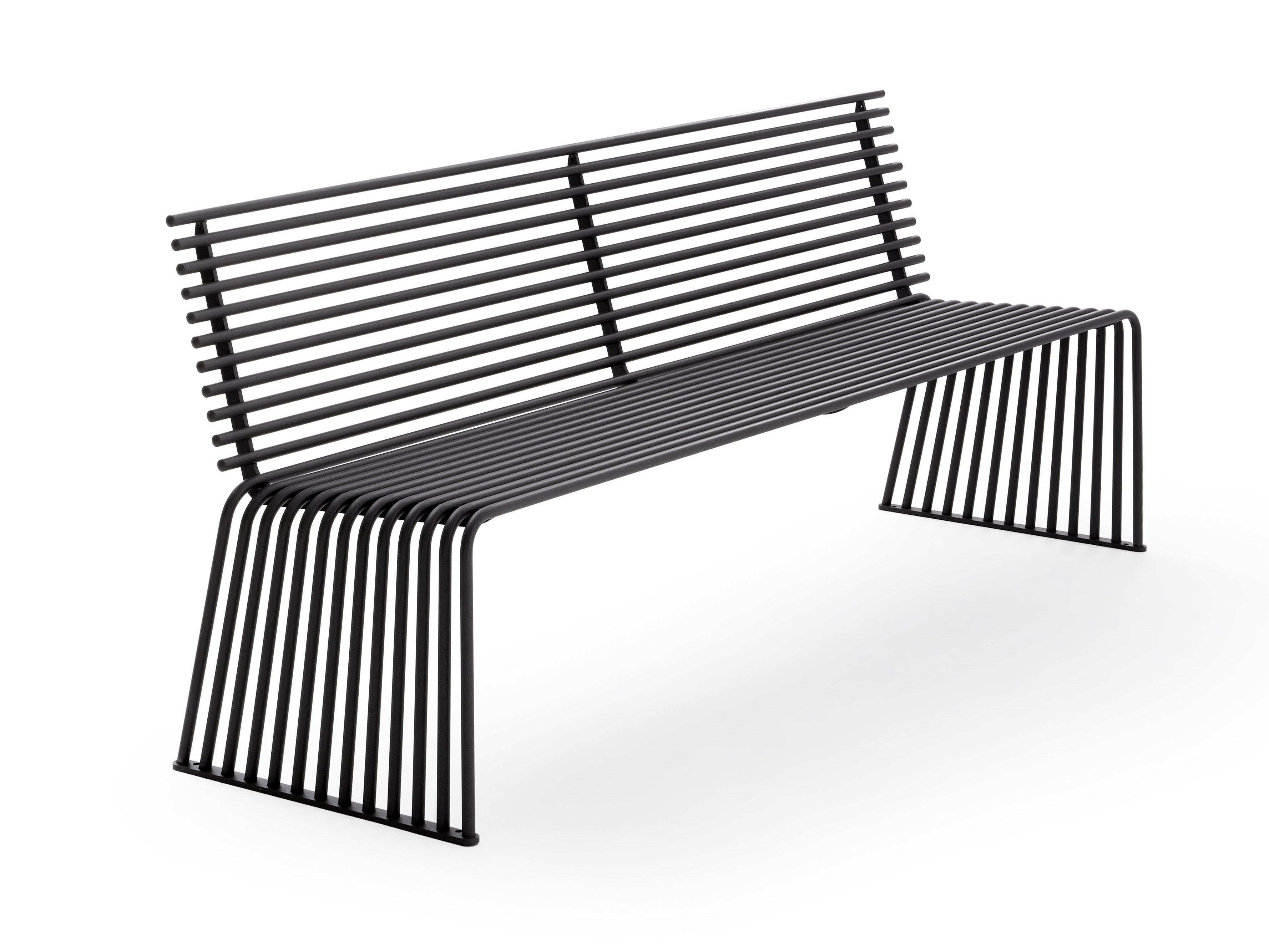 Металлическая скамья со спинкой Urbantime Zeroиндексы.015 ARCH-00027455