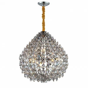 Подвесная люстра Favourite Faberge 2093-10P FAVOURITE ДИЗАЙНЕРСКИЕ, FABERGE 136697 Хром