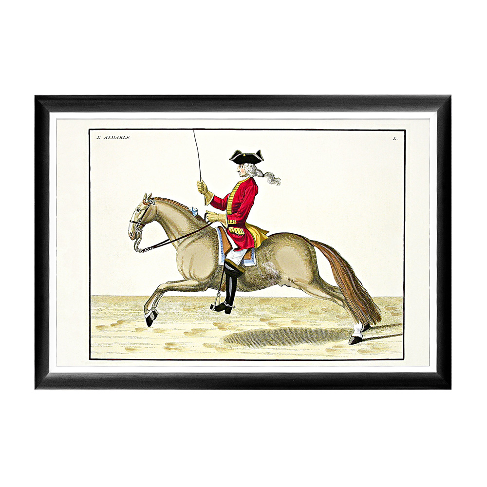 732022509_1818 Арт-постер «Верховая езда, Урок № 14» Object Desire 