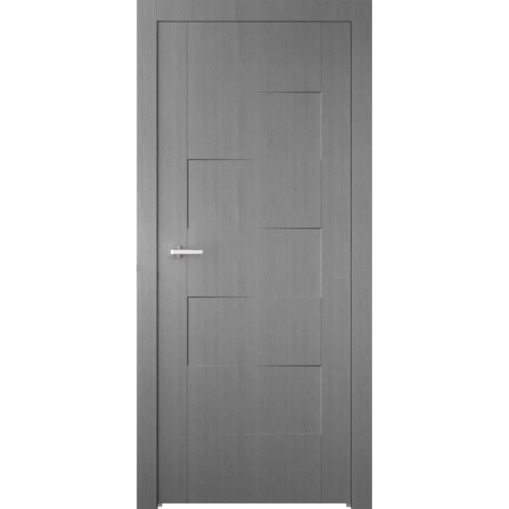 Дверь межкомнатная Лестер Финиш-бум глухая цвет сильвер 60x200см BELWOODDOORS STLM-2028323