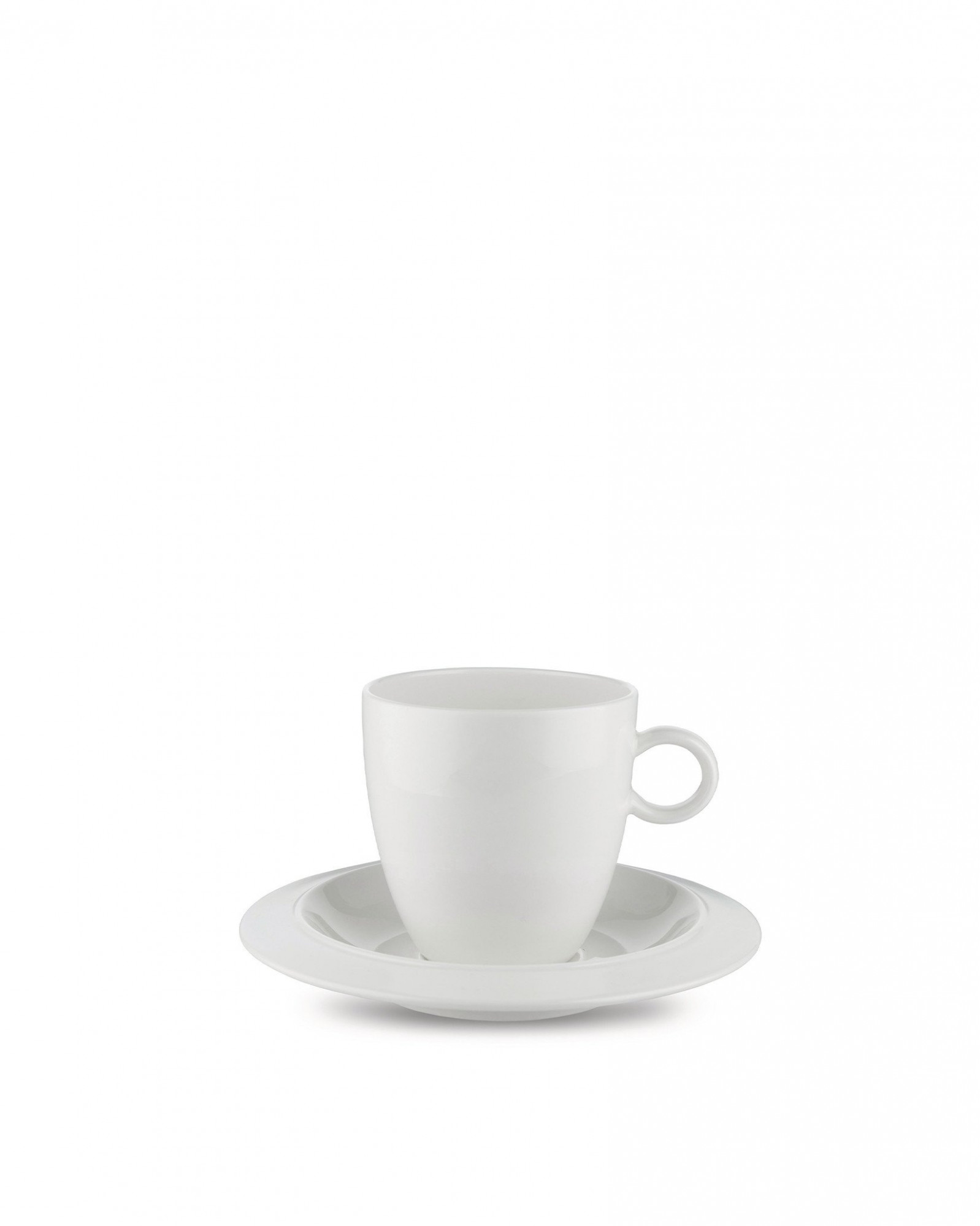 Набор из 2 фильтрованных кофейных чашек Alessi Bavero с блюдцами TAC1/87S