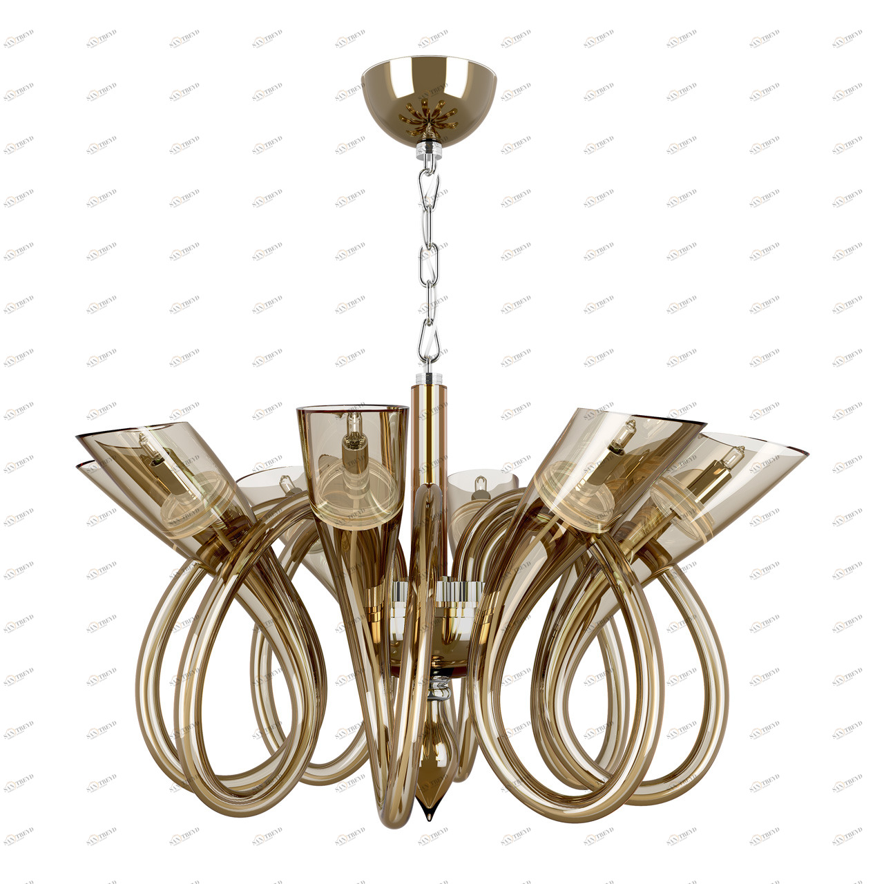 Подвесная люстра Lightstar Stella 892083 LIGHTSTAR ДИЗАЙНЕРСКИЕ, STELLA 056313 Желтый 