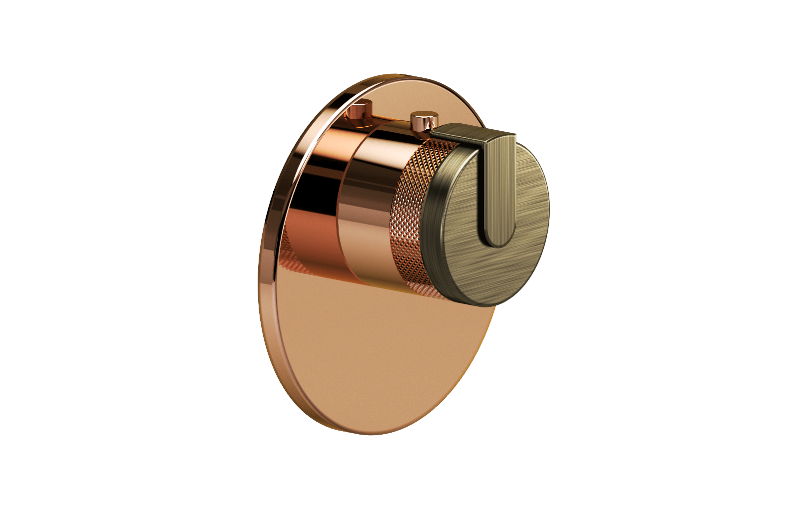 E-8027-R1VBB-L1VBB-RG-T Термостатический переключатель 3/4-Внешняя часть GRAFF MOD+