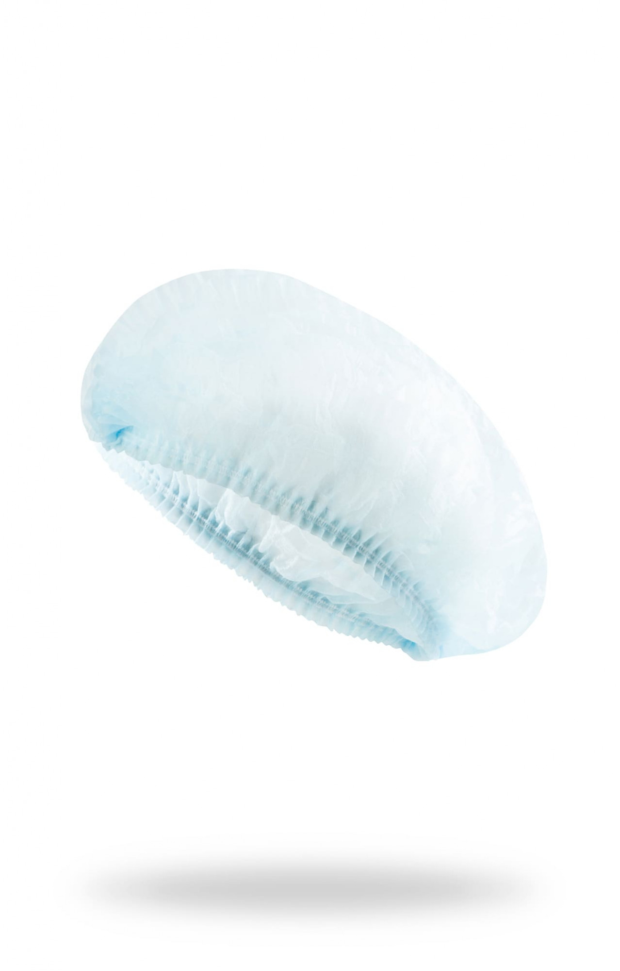 60472 Шапочка-шарлотта синяя  Одноразовая одежда размер Спецодежда 