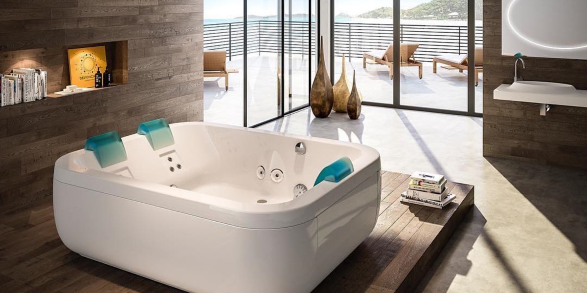 Ванна с гидромассажем "HYDRO TOP" Aquasoul Extra напольная 9443-588A Jacuzzi 9443588A - Вид №2