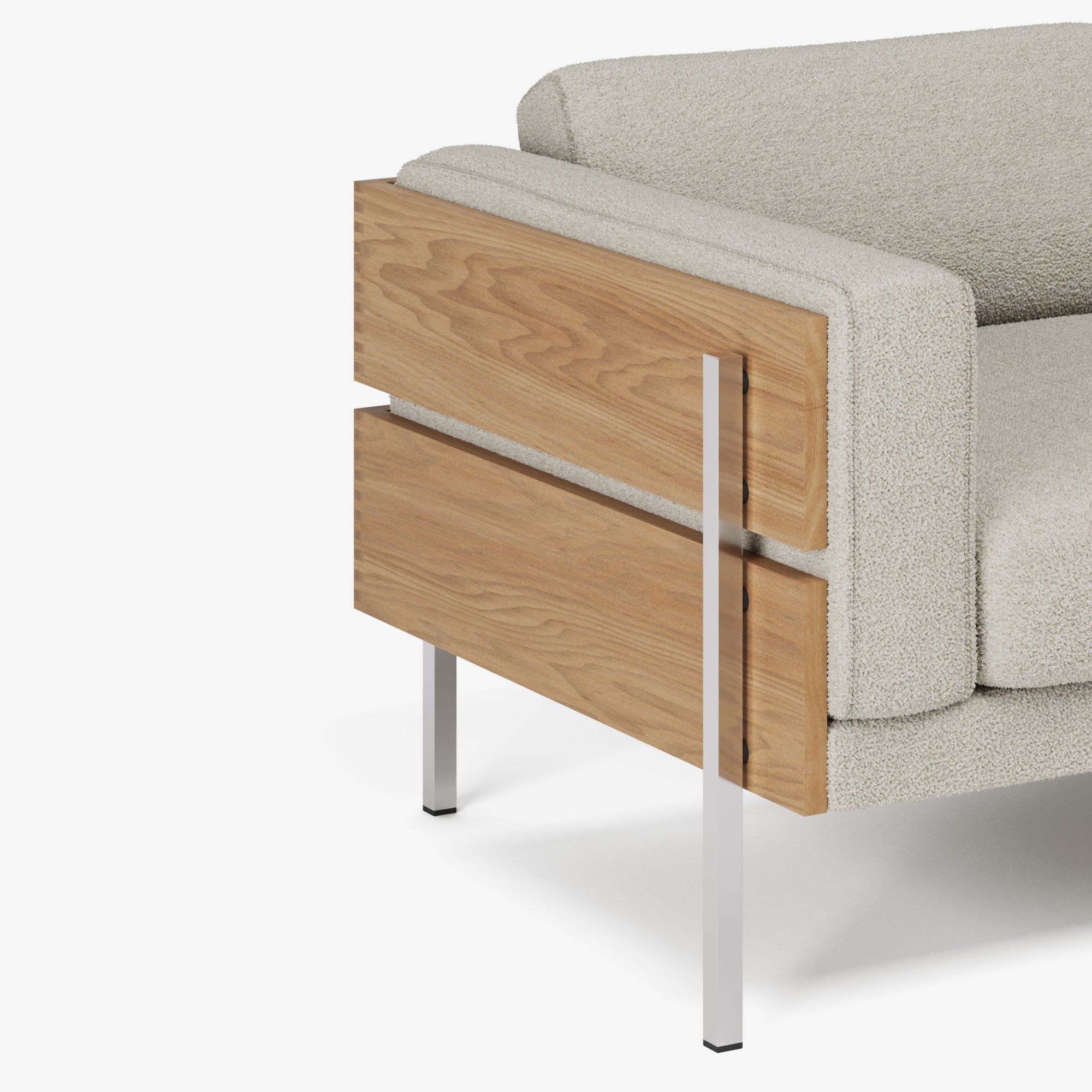 Кожаное кресло с подлокотниками Case форум ARCH-00070361 - Вид №10