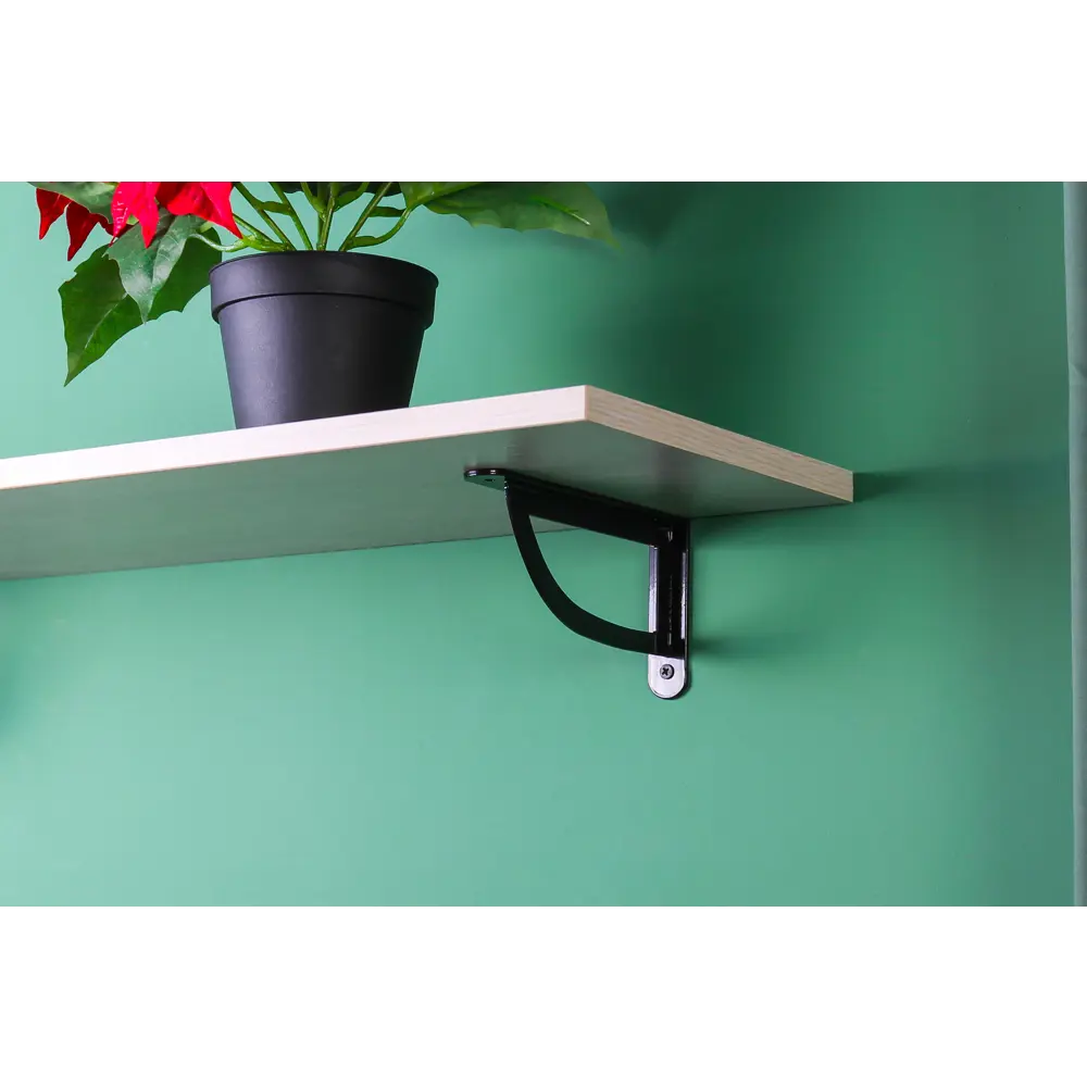 Кронштейн Larvij D-Wall для полок и кашпо, черный глянец 84908795 STLM-1082964 - Вид №3