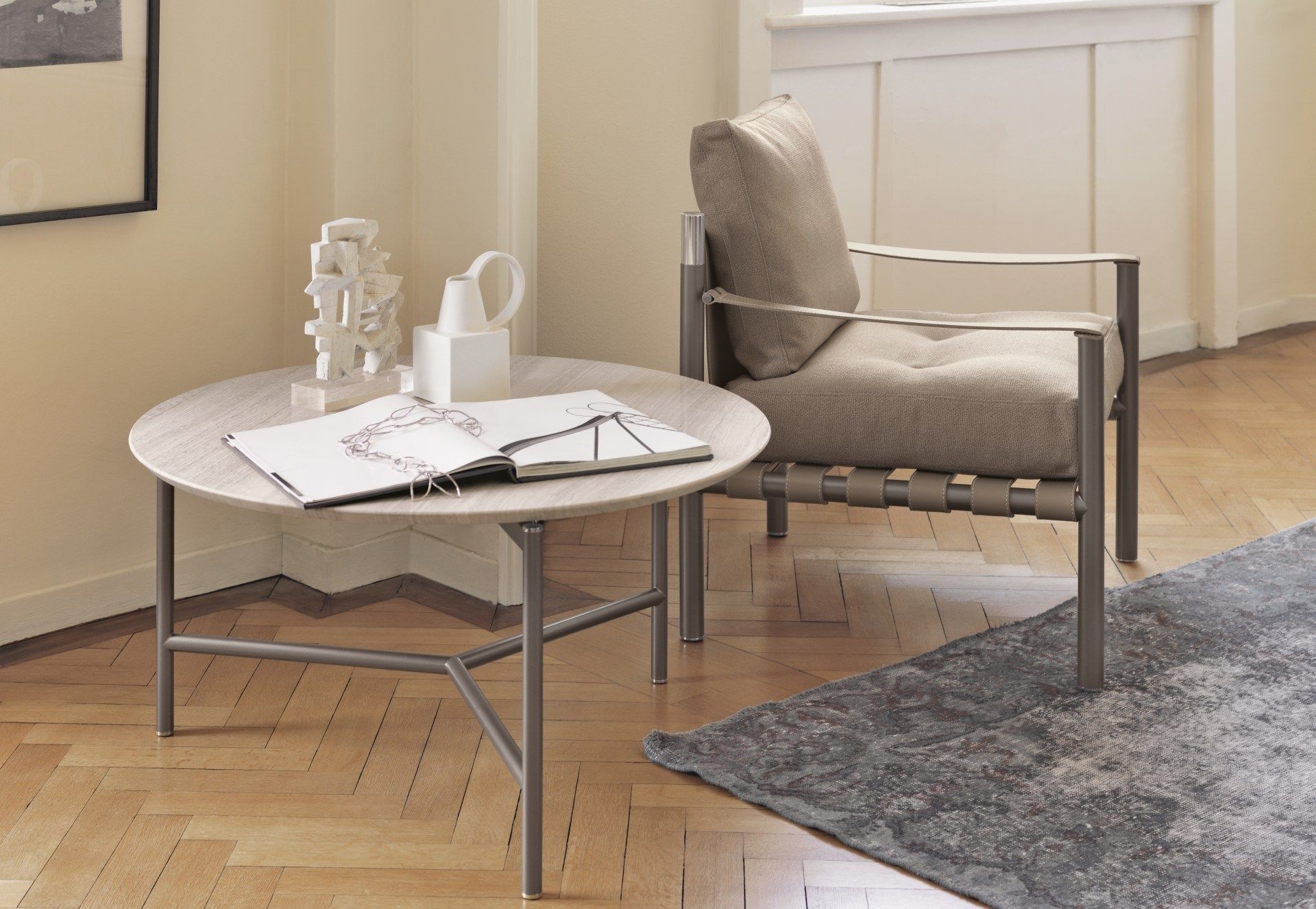 Мраморный журнальный столик Flou ARCH-00115844 - Вид №1