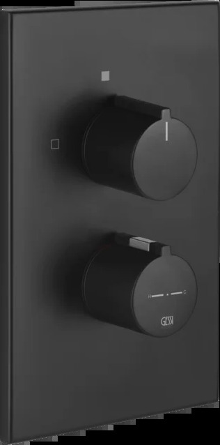 Смеситель для душа 38794 299 Gessi Via manzoni МАТОВО-ЧЕРНЫЙ