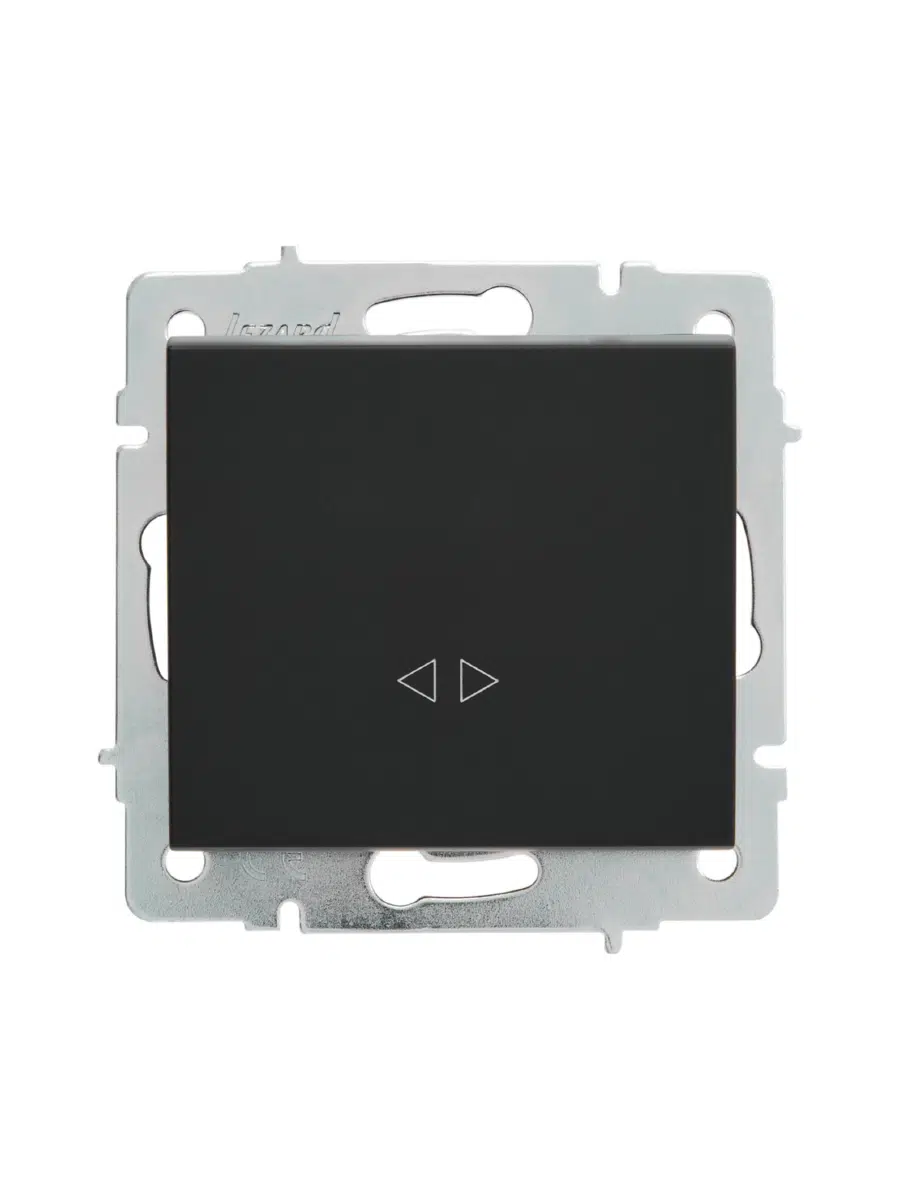 RAIN Выключатель промежуточный без рамки черный LEZARD 703-4288-107 - Вид №1