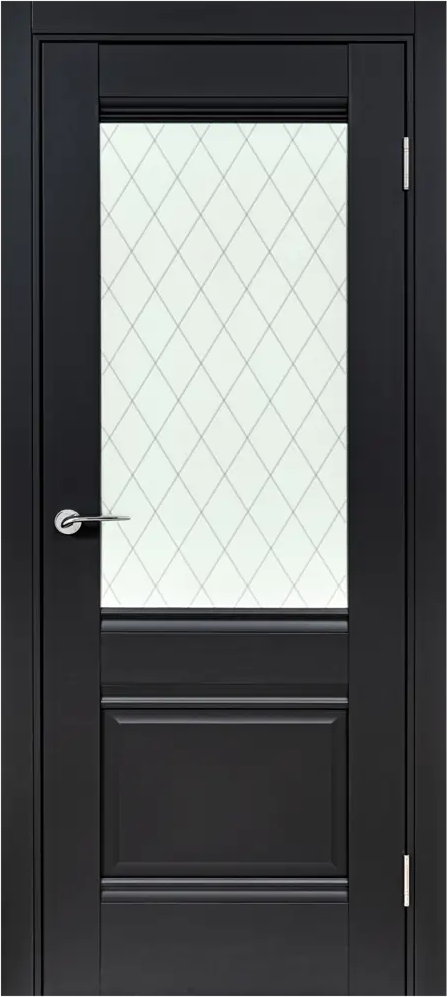 Межкомнатная дверь PORTIKA Классико-43 с художественным стеклом 85486297