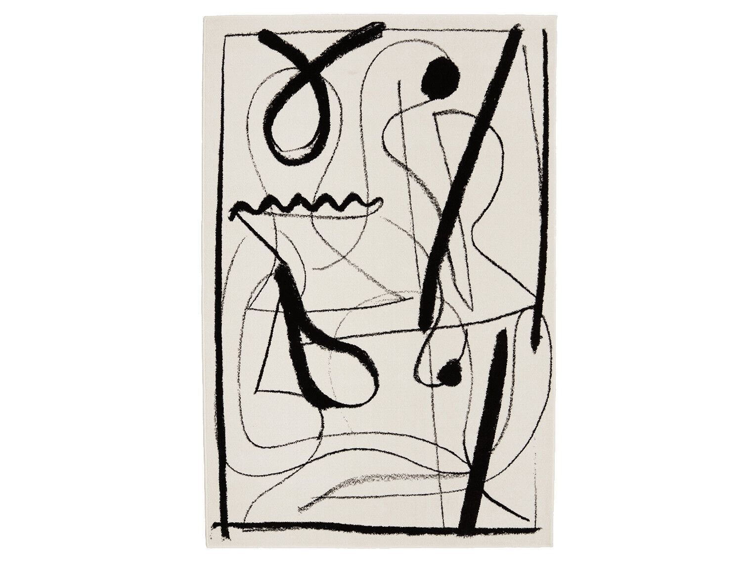 Прямоугольный полипропиленовый ковер на заказ DIZA TWO WOMEN (IVORY) ARCH-00153206 - Вид №1